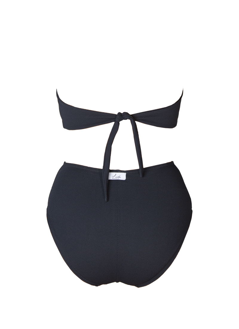 Espalda bikini negro moldeador - Laida Beachwear