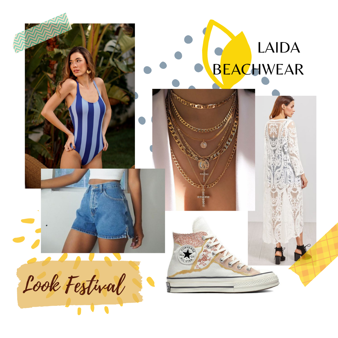 Formas de ponerse bañador para salir: look de festival - Laida Beachwear